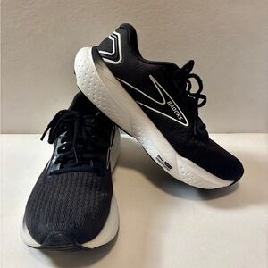 Brooks Womens Glycerin 21 Black and White Running Shoes